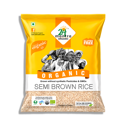 24 Mantra Organic Sonamasuri Semi Brown Rice 5kg