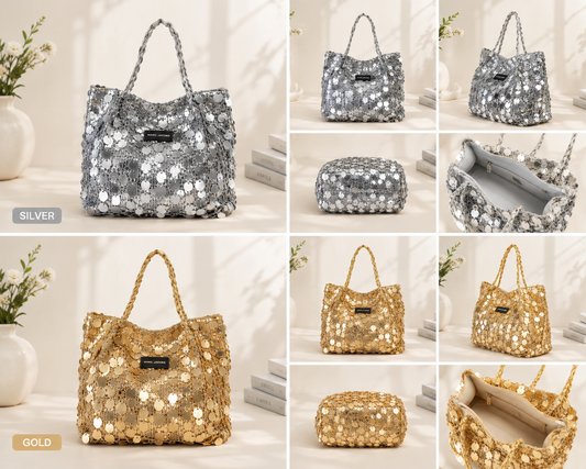 Stylish Sequin Party Handbag