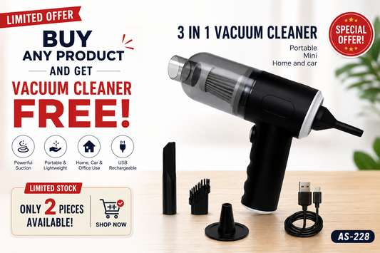 Women's Premium Handbag – Get 1 Vacuum Cleaner FREE