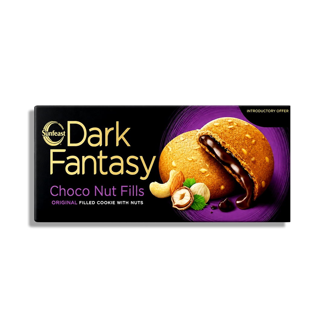 Sunfeast Dark Fantasy Choco Nut Fills Cookies 75g