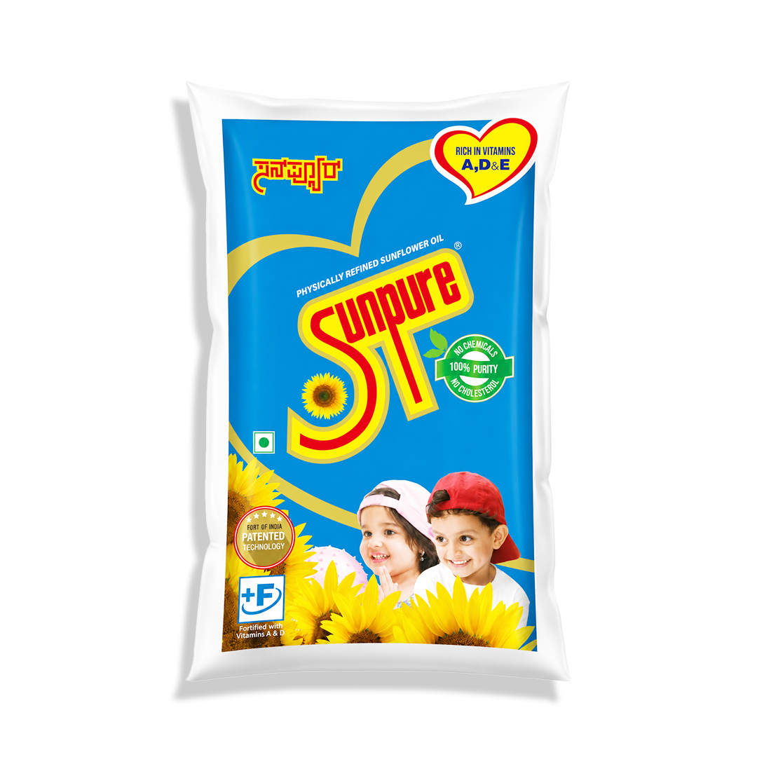 Sunpure Refined Sunflower Oil 1L