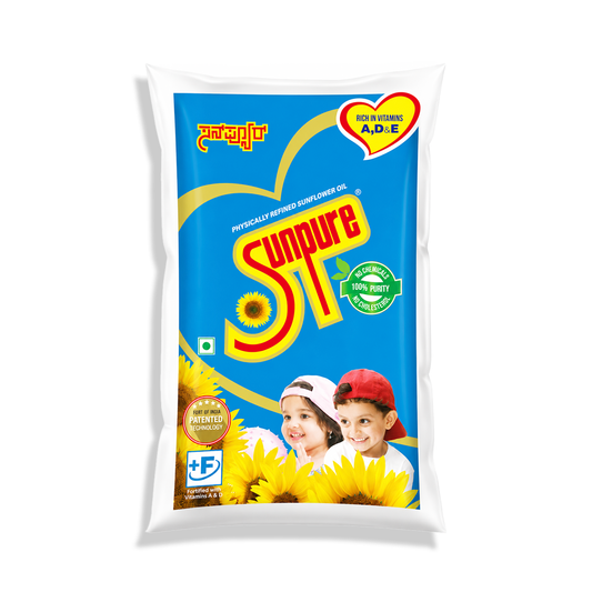Sunpure Refined Sunflower Oil 1L